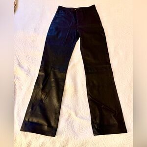 New Hudson leather pants